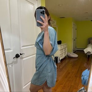 All saints sonny denim dress